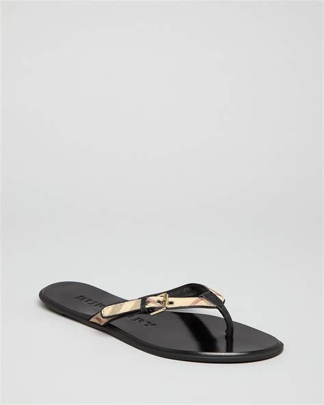 women burberry sandal|Burberry women's thongs flip flops.